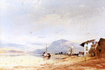  Junior Thomas Miles Richardson On Lake Como - Hand Painted Oil Painting