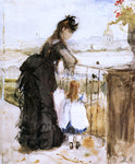  Berthe Morisot On the Balcony - Hand Painted Oil Painting