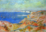  Claude Oscar Monet On the Cliff near Dieppe - Hand Painted Oil Painting