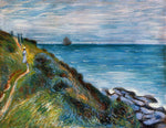  Alfred Sisley On the Cliffs, Langland Bay, Wales - Hand Painted Oil Painting