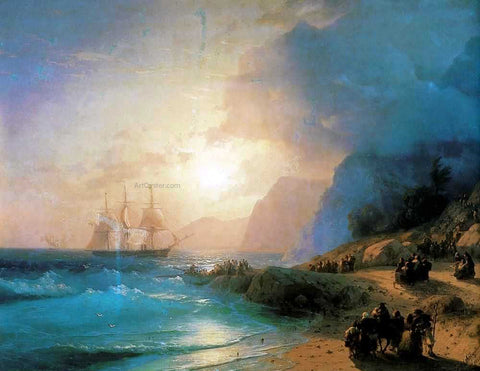  Ivan Constantinovich Aivazovsky On the Island of Crete - Hand Painted Oil Painting