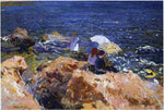  Joaquin Sorolla Y Bastida On the Rocks at Javea - Hand Painted Oil Painting