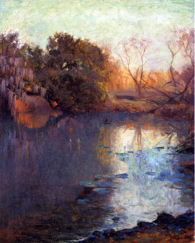  Julian Onderdonk On The San Antonio River - Hand Painted Oil Painting