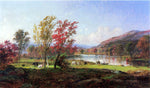  Jasper Francis Cropsey On the Saw Mill River - Hand Painted Oil Painting