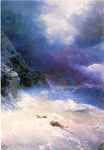  Ivan Constantinovich Aivazovsky On the Storm - Hand Painted Oil Painting