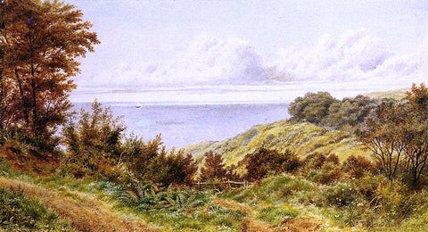  William Trost Richards Overlooking the Coast - Hand Painted Oil Painting