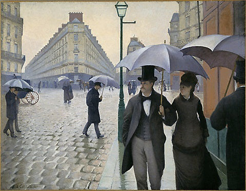  Gustave Caillebotte Paris Street, Rainy Day - Hand Painted Oil Painting