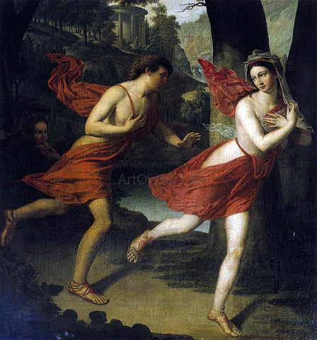  Robert Lefevre Pauline as Daphne Fleeing from Apollo - Hand Painted Oil Painting