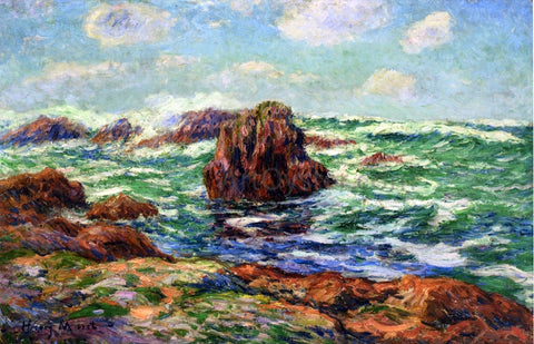  Henri Moret Pern, Ile d'Ouessant - Hand Painted Oil Painting