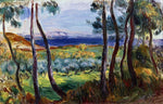  Pierre Auguste Renoir Pines in the Vicinity of Cagnes - Hand Painted Oil Painting