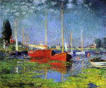  Claude Oscar Monet A Pleasure Boat at Argenteuil - Hand Painted Oil Painting