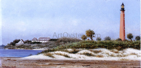  William Aiken Walker Ponce LIght House, Ponce Park, Florida - Hand Painted Oil Painting