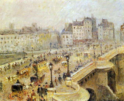  Camille Pissarro Pont-Neuf: Fog - Hand Painted Oil Painting