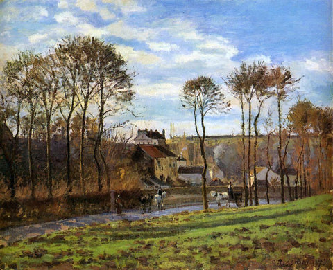  Camille Pissarro Pontoise, Les Mathurins - Hand Painted Oil Painting