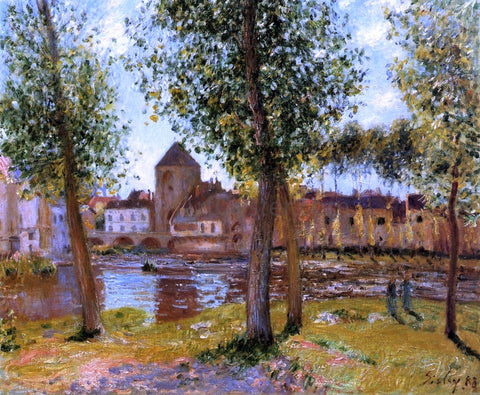  Alfred Sisley Poplars a Moret-sur-Loing, an August Afternoon - Hand Painted Oil Painting