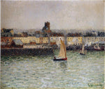  Gustave Loiseau Port of Dieppe - Hand Painted Oil Painting