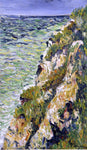  Paul Signac Port-en-Bessin, a Cliff - Hand Painted Oil Painting