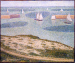  Georges Seurat Port-en-Bessin, Entrance to the Outer Harbor - Hand Painted Oil Painting