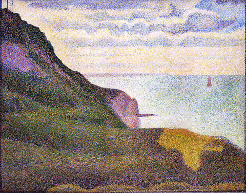  Georges Seurat Port-en-Bessin, the Semaphore and Cliffs - Hand Painted Oil Painting