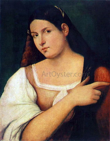  Sebastiano Del Piombo Portrait of a Girl - Hand Painted Oil Painting