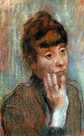  Edgar Degas Portrait of a Woman Wearing a Green Blouse - Hand Painted Oil Painting