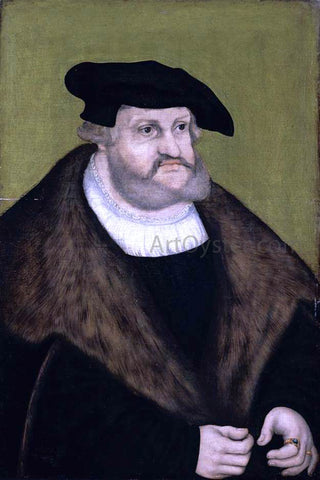  The Elder Lucas Cranach Portrait of Elector Frederick the Wise in his Old Age - Hand Painted Oil Painting