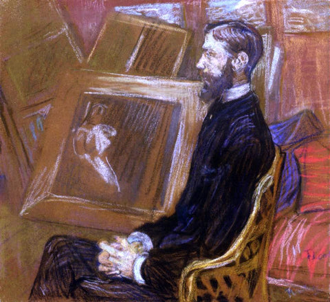 Henri De Toulouse-Lautrec Portrait of Georges-Henri Manuel - Hand Painted Oil Painting