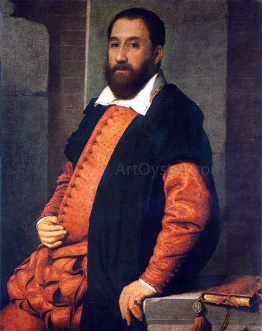  Giovanni Battista Moroni Portrait of Jacopo Foscarini - Hand Painted Oil Painting