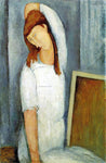  Amedeo Modigliani Portrait of Jeanne Hebuterne, Left Arm Behind Her Head - Hand Painted Oil Painting