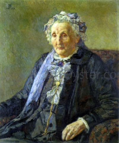  Theo Van Rysselberghe Portrait of Madame Monnon - Hand Painted Oil Painting
