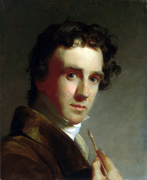  Thomas Sully Portrait of the Artist - Hand Painted Oil Painting