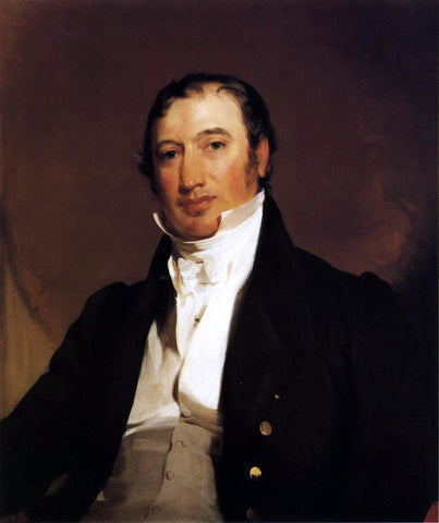  Thomas Sully Portrait of William Brown - Hand Painted Oil Painting