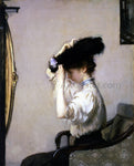  Edmund Tarbell Preparing for the Matinee - Hand Painted Oil Painting