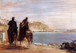  Edgar Degas Promenade by the Sea - Hand Painted Oil Painting