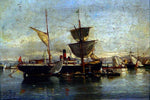  Salvador Abril Y Blasco Puerto - Hand Painted Oil Painting