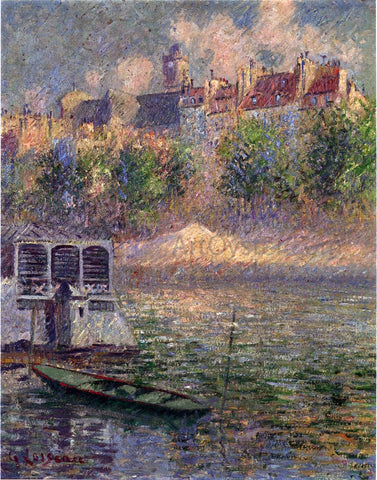  Gustave Loiseau Quay of the Hotel Deville in Paris - Hand Painted Oil Painting