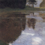  Gustav Klimt Quiet Pond in the Park of Appeal - Hand Painted Oil Painting