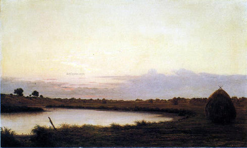  Martin Johnson Heade Quiet River at Dusk - Hand Painted Oil Painting