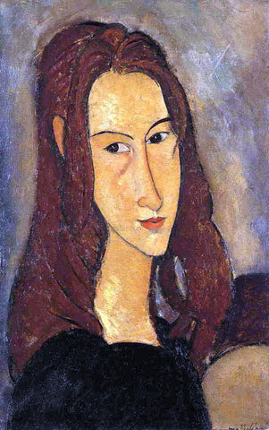  Amedeo Modigliani A Red Haired Girl - Hand Painted Oil Painting
