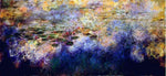  Claude Oscar Monet Reflections of Clouds on the Water-Lily Pond (tryptich, center panel) - Hand Painted Oil Painting