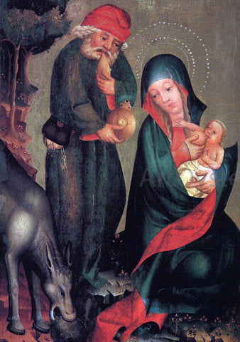  Master Bertram Rest on the Flight to Egypt, Panel from Grabow Altarpiece - Hand Painted Oil Painting