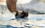  Winslow Homer A Fishing Boat Returning - Hand Painted Oil Painting