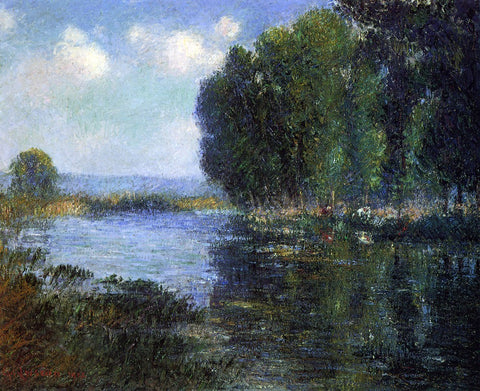  Gustave Loiseau River Bend in Normandy - Hand Painted Oil Painting