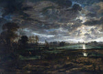  Aert Van der Neer River Landscape - Hand Painted Oil Painting