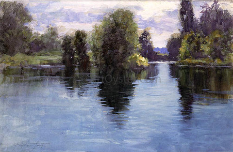  Francis Hopkinson Smith River View - Hand Painted Oil Painting