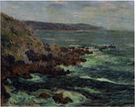  Gustave Loiseau Rock cliffs by the sea in Britain - Hand Painted Oil Painting
