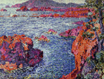  Theo Van Rysselberghe Rocks at Antheor - Hand Painted Oil Painting