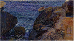  Joaquin Sorolla Y Bastida Rocks at Javea, The White Boat - Hand Painted Oil Painting
