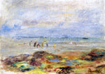  Pierre Auguste Renoir Rocks with Shrimp Fishermen - Hand Painted Oil Painting