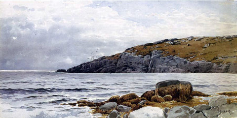  Alfred Thompson Bricher Rocky Coastline - Hand Painted Oil Painting